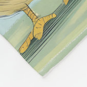 漫画バニーシック卵イースターおもしろい フリースブランケット (角)