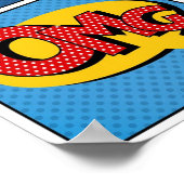 漫画バブルポップ・アートのスタイル ポスター (角)