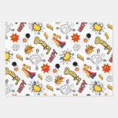 漫画バブル ラッピングペーパーシート (正面3)