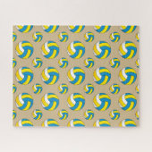 漫画バレーボールのボール ジグソーパズル (横)