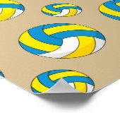 漫画バレーボールのボール ポスター (角)