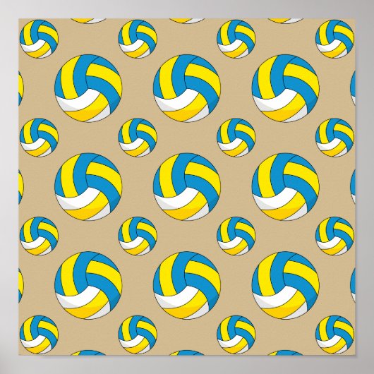 漫画バレーボールのボール ポスター (正面)