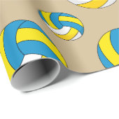 漫画バレーボールのボール ラッピングペーパー (ロールコーナー)