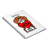 漫画パーソナライズされたのビーグルの母 ノートブック (右側)