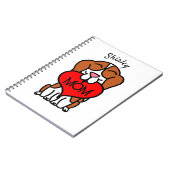 漫画パーソナライズされたのビーグルの母 ノートブック (左側)