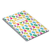 漫画パーソナライズされたのモンスター番号パターン数学 ノートブック (右側)