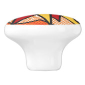 漫画パーソナライズされたブックアポップ・アートのートスピーチバブル セラミックノブ (側面)