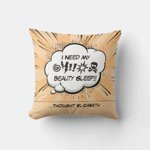 漫画パーソナライズされたブックスタイル クッション