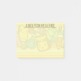 漫画パーソナライズされた学校の供給パターン ポストイット