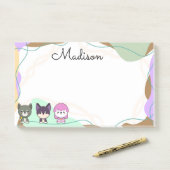 漫画パーソナライズされた犬 ポストイット (デスク)