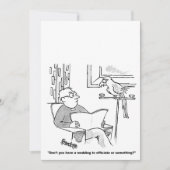 漫画パーソナライズされた結婚式招待状 招待状 (正面)