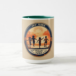 漫画ビーチシールデザイン マグカップ