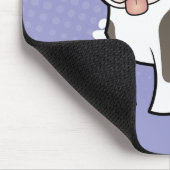 漫画ピットブル/アメリカ（犬）スタッフォードテリア マウスパッド (コーナー)