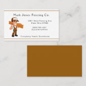 漫画フェンシングガイ会社サービス 名刺 (正面/裏面)