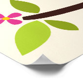 漫画フクロウの子供用壁アート ポスター (角)