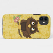 漫画フクロウiPhone 5/5Scase mate辛うじて Case-Mate iPhoneケース (裏面(横))