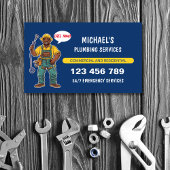 漫画フレンドリーの配管工の水修理 名刺