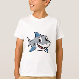 漫画フレンドリーサメ Tシャツ