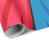 漫画ブックと背景、クラシックポップ・アートのアートスタイル ラッピングペーパー (ロールコーナー)