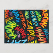 漫画ブックの延期日結婚の変更 案内ポストカード (裏面)