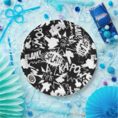 漫画ブックアクション ペーパープレート (パーティー)