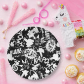 漫画ブックアクション ペーパープレート (パーティー)