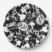 漫画ブックアクション ペーパープレート (正面)