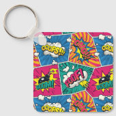 漫画ブックアポップ・アートのートキーチェーン キーホルダー (正面)