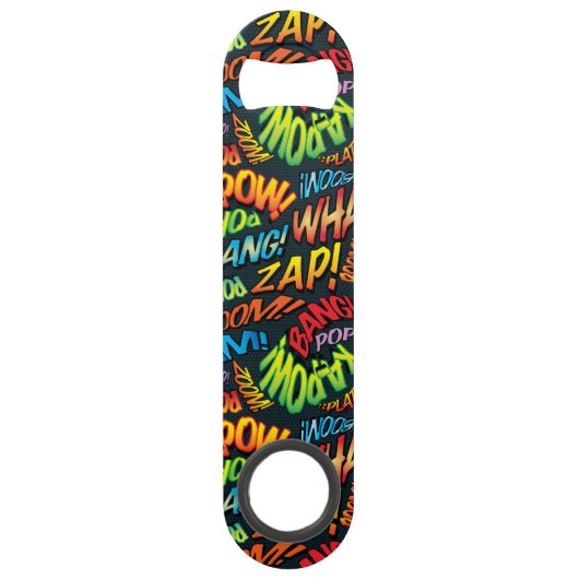 漫画ブックアポップ・アートのートサウンド スピード栓抜き (正面)