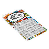 漫画ブックアポップ・アートのートスピーチバブル2018カレンダー マグネット (右側)