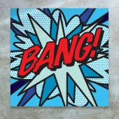 漫画ブックアポップ・アートのートBANG ポスター