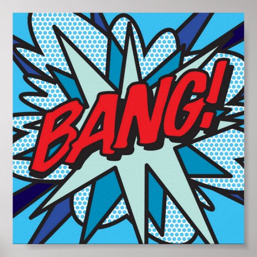 漫画ブックアポップ・アートのートBANG ポスター (正面)