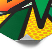 漫画ブックアポップ・アートのートZAPスーパーヒーロー ポスター (角)