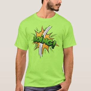 漫画ブックアートボイングバブル Tシャツ