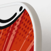 漫画ブックアーポップ・アートのトウチおもしろい ピックルボールラケット (左詳細)