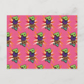 漫画ブックアーポップ・アートのト準備ベビーポップ・アートのシャワー招待状 案内ポストカード (裏面)