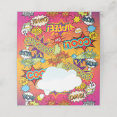 漫画ブックギーク結婚おたく プレイスカード (外部開封)