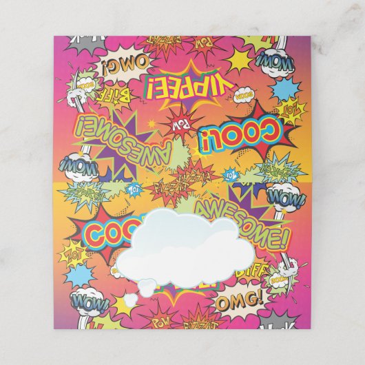 漫画ブックギーク結婚おたく プレイスカード (外部開封)