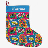 漫画ブッククリスマスストッキング ラージクリスマスストッキング (正面)