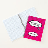 漫画ブッククール可愛いユニークトレンディーグラフ手帳 ノートブック (内部)