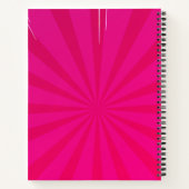 漫画ブッククール可愛いユニークトレンディーグラフ手帳 ノートブック (裏面)