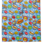 漫画ブックシャワーカーテン シャワーカーテン (正面)