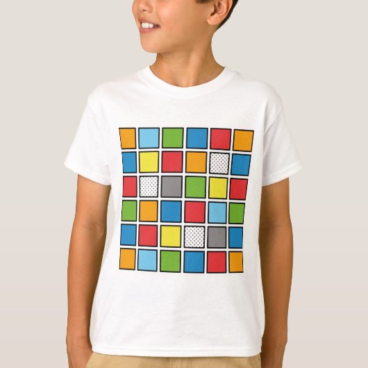漫画ブックスタイルスクウェアTシャツ Tシャツ (正面)