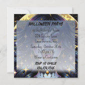 漫画ブックスタイルヴァンパイアハローウィンパーティ (裏面)