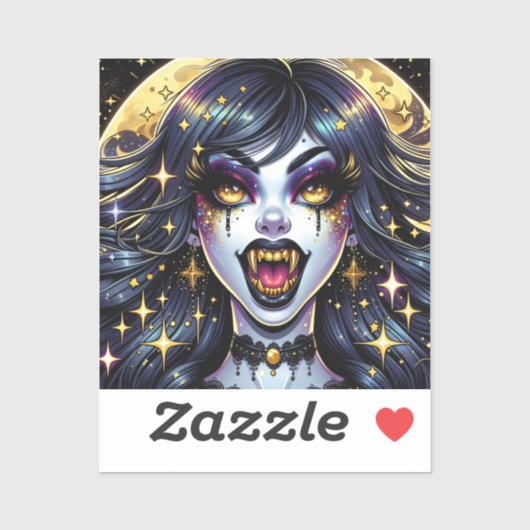 漫画ブックスタイルヴァンパイアハローウィンパーティ シール (シート)