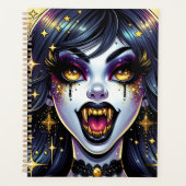 漫画ブックスタイルヴァンパイアハローウィンパーティ プランナー手帳 (正面)