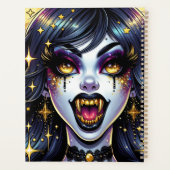 漫画ブックスタイルヴァンパイアハローウィンパーティ プランナー手帳 (裏面)