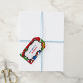 漫画ブックスタイル子供の誕生日パーティーありがとう ギフトタグ (より糸つき)