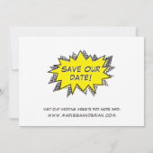 漫画ブックスタイル日付の保存 セーブザデート (裏面)