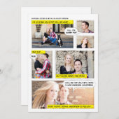 漫画ブックスタイル日付の保存 セーブザデート (正面/裏面)